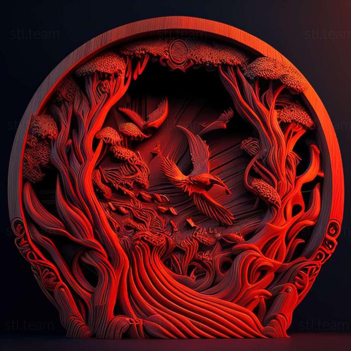 3D модель Игра «Красное солнцестояние». (STL)